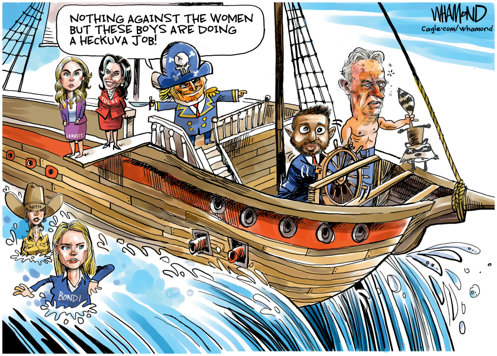 Trump's Pirate Ship: Women Overboard as Boys Take the Helm