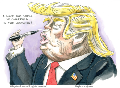 TRUMP LOVES SHARPIES by Taylor Jones
