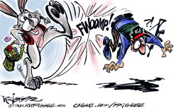 BUNNY ICE by Milt Priggee