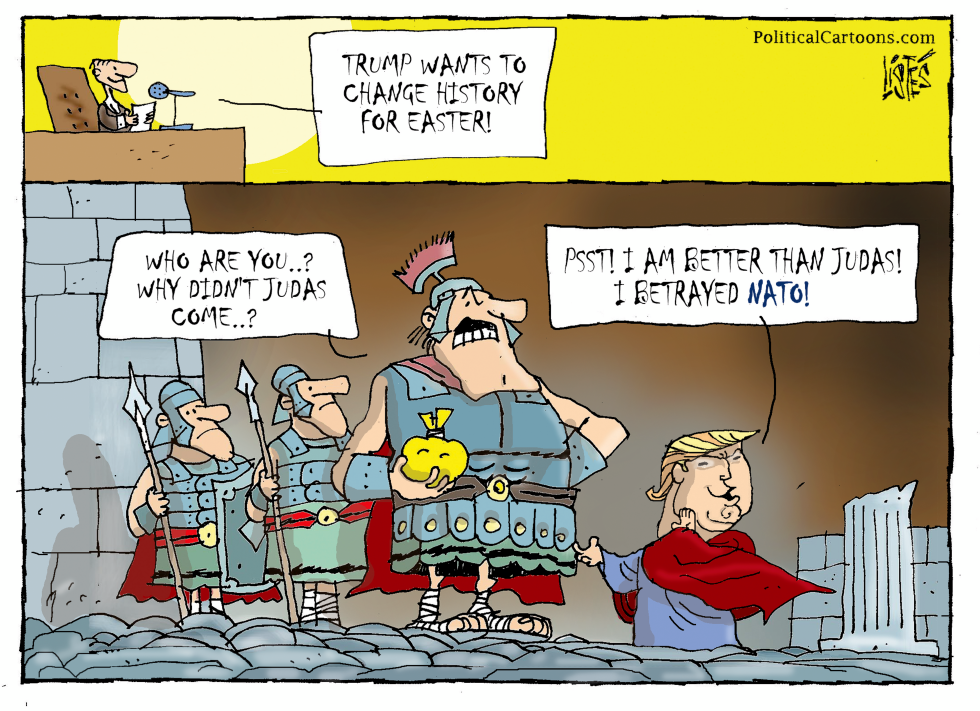 HAPPY EASTER WITH TRUMP AND JUDAS