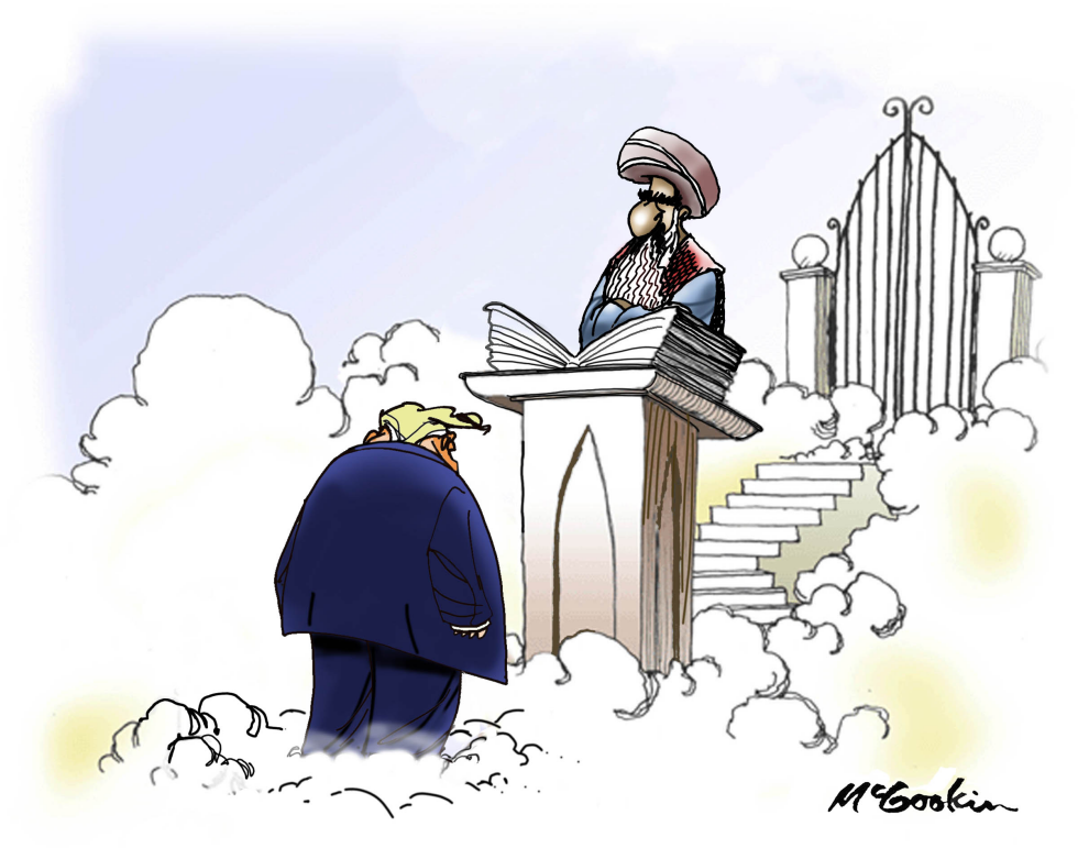 Trump's Not Heaven Bound