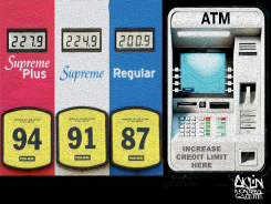GAS PRICES by Terry Mosher