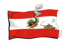 ISRAEL'S PRIODIC VISIT TO LEBANON by Marco De Angelis
