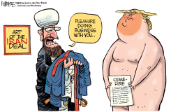 ART OF THE IRAN DEAL by Rick McKee