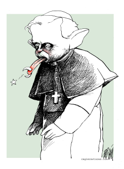 COMMENTARIES FROM THE POPE / by Angel Boligan