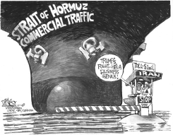 STRAIT OF HORMUZ TOLLS by John Darkow