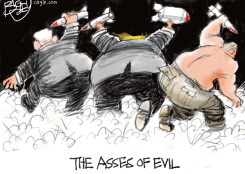 TRUMP PUTIN AND BIBI  by Pat Bagley