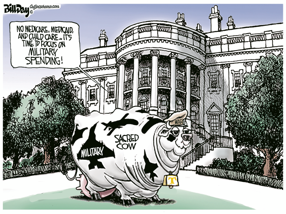Military Spending Sacred Cow Blocks Medicare Medicaid Child Care