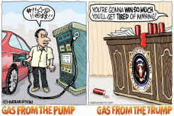 GAS FROM THE PUMP AND GAS FROM TRUMP by Monte Wolverton