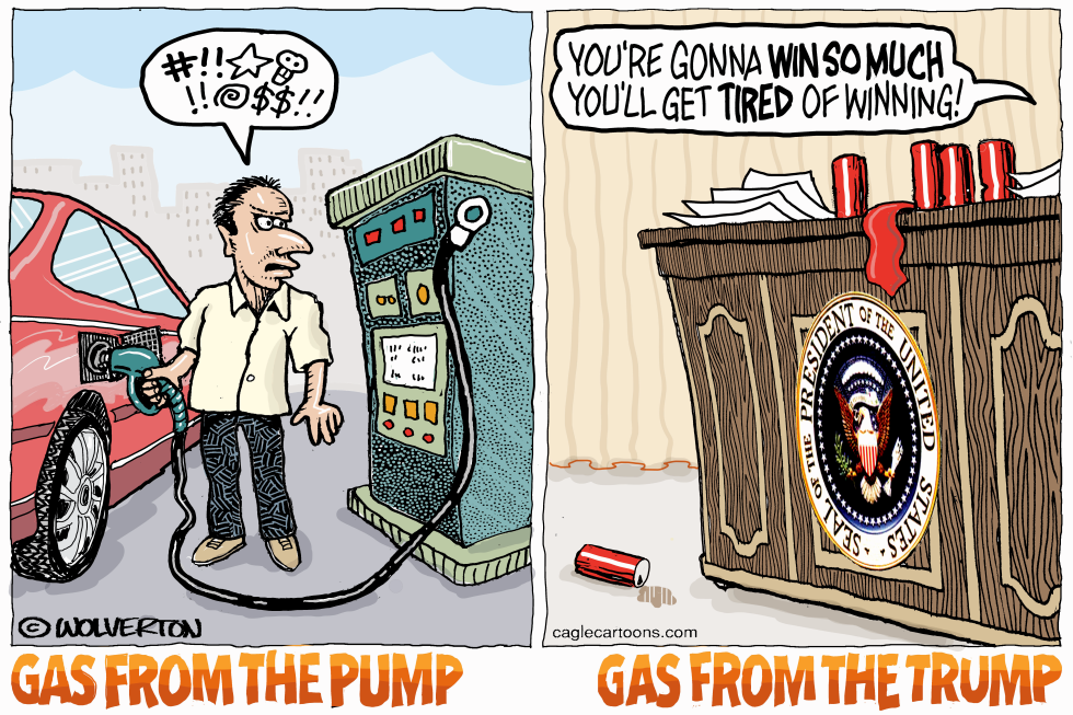 Gas from the Pump vs. Gas from Trump: A Punny Take on Prices and Promises