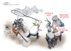 TRUMP GOES IT ALONE by Dick Wright