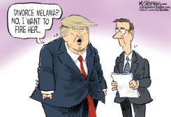 MELANIA'S SURPRISE SPEECH  by Jeff Koterba