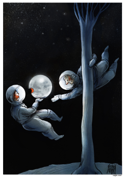 THE CONQUEST OF SPACE   by Angel Boligan