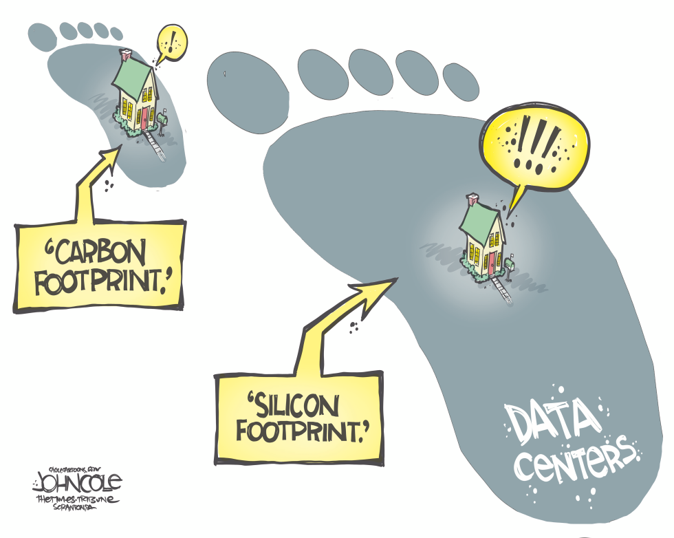 Data center's silicon footprint