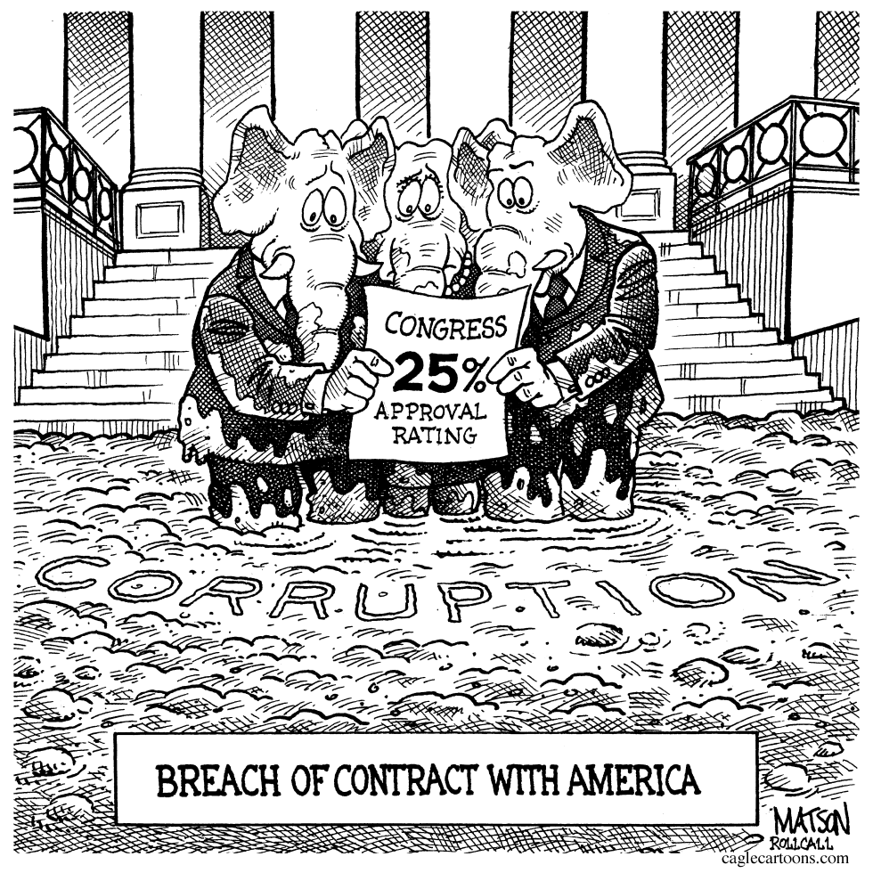 Polls Reveal A Breach Of Contract With America