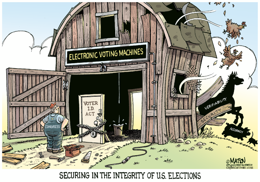 Voter ID Act Leaves  Election Barn Door Open-COLOR