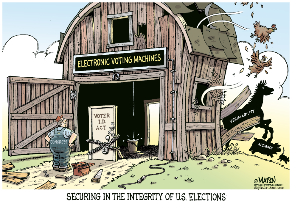Voter ID Act Leaves  Election Barn Door Open-COLOR