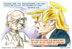 POPE LEO AND DONALD TRUMP by Taylor Jones