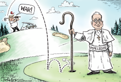 POPE & TRUMP by Joe Heller