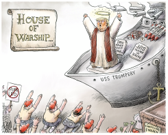 WAR ON THE POPE by Adam Zyglis