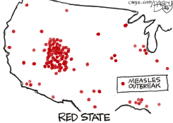 UTAH MEASLES OUTBREAK by Pat Bagley