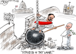 VANCE AND POPE by Pat Bagley