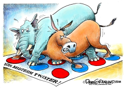 MIDTERMS TWISTER 2026 by Dave Granlund