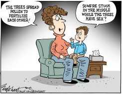 SPRING AND POLLEN by Bob Englehart