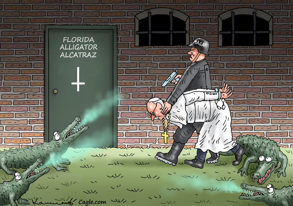 Florida's MAGA Regime Drags Pope into Alligator Alcatraz