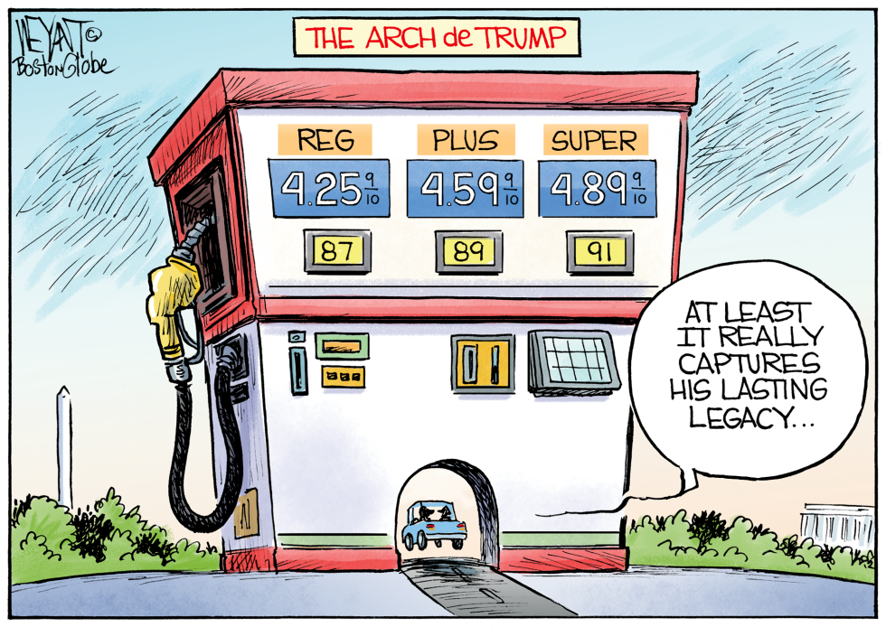 Arch de Trump: A Gas Pump Legacy in Washington