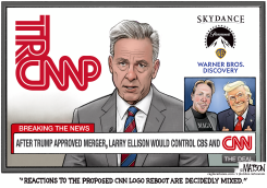 THE NEW PRO TRUMP CNN LOGO by R.J. Matson