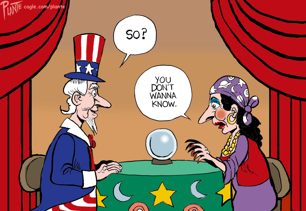 A Fortune Teller and Uncle Sam