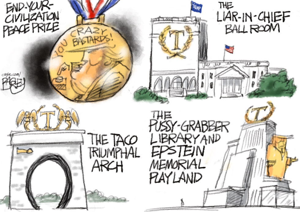 Pat Bagley's Take on Trump's Lasting Legacy in Sharp Satire