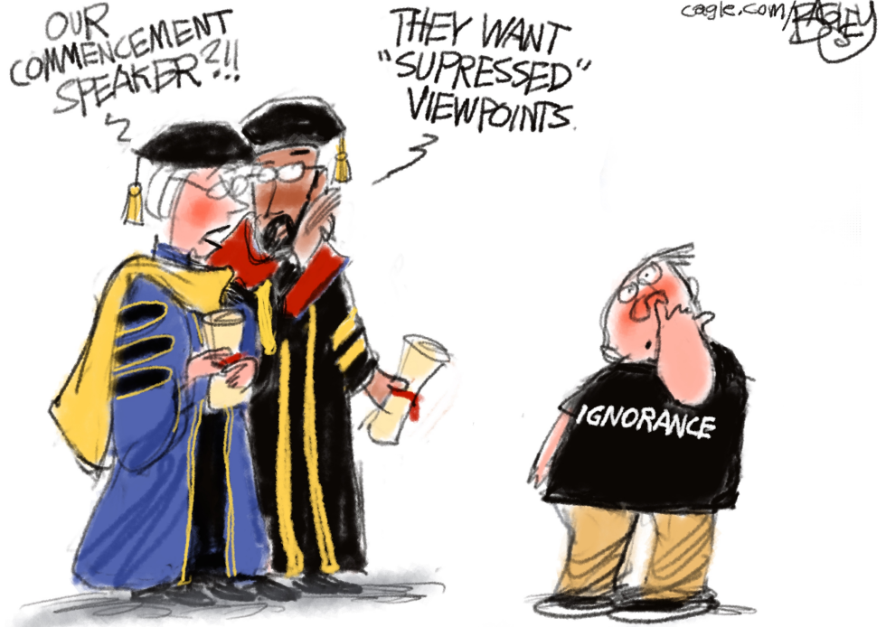 Commencement Speaker Debate Shows Academics and Ignorance Side by Side