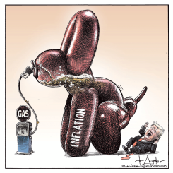 CAS INFLATION DUMPS ON TRUMP by Michael de Adder