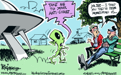TRUMP VS POPE by Milt Priggee