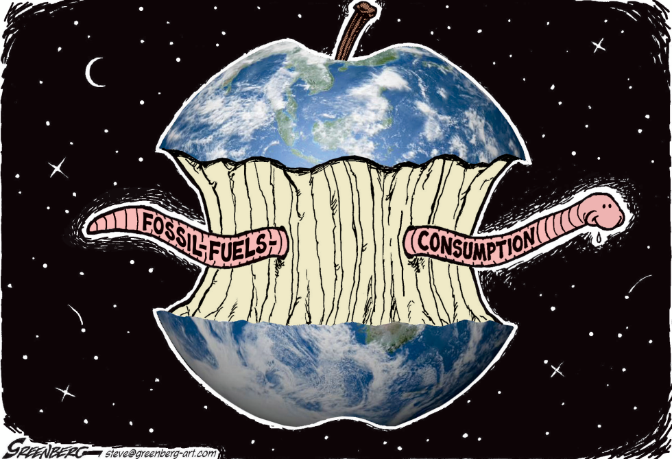 Fossil-fuel use consumes the Earth