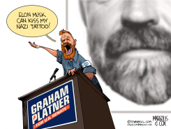 GRAHAM PLATNER'S NAZI SALUTE by Margolis & Cox