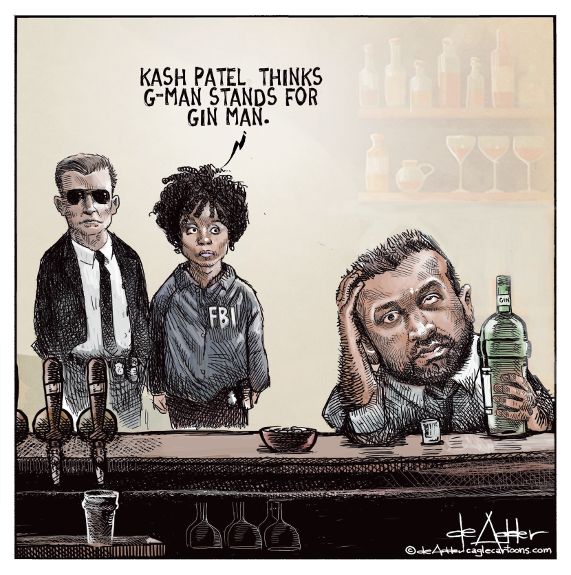 Kash Patel's G-Man Mix-Up: From FBI to Gin High