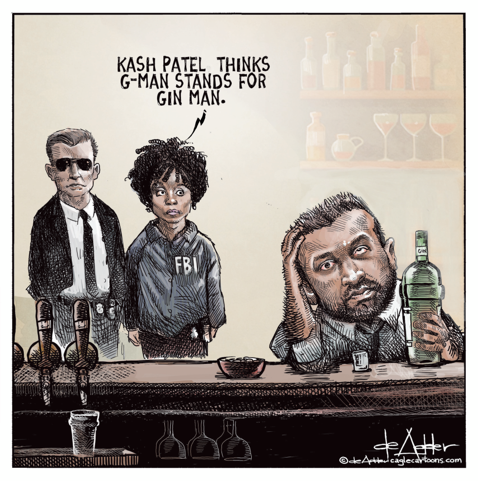 Kash Patel's G-Man Mix-Up: From FBI to Gin High