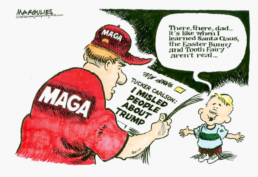 Tucker Carlson and Trump