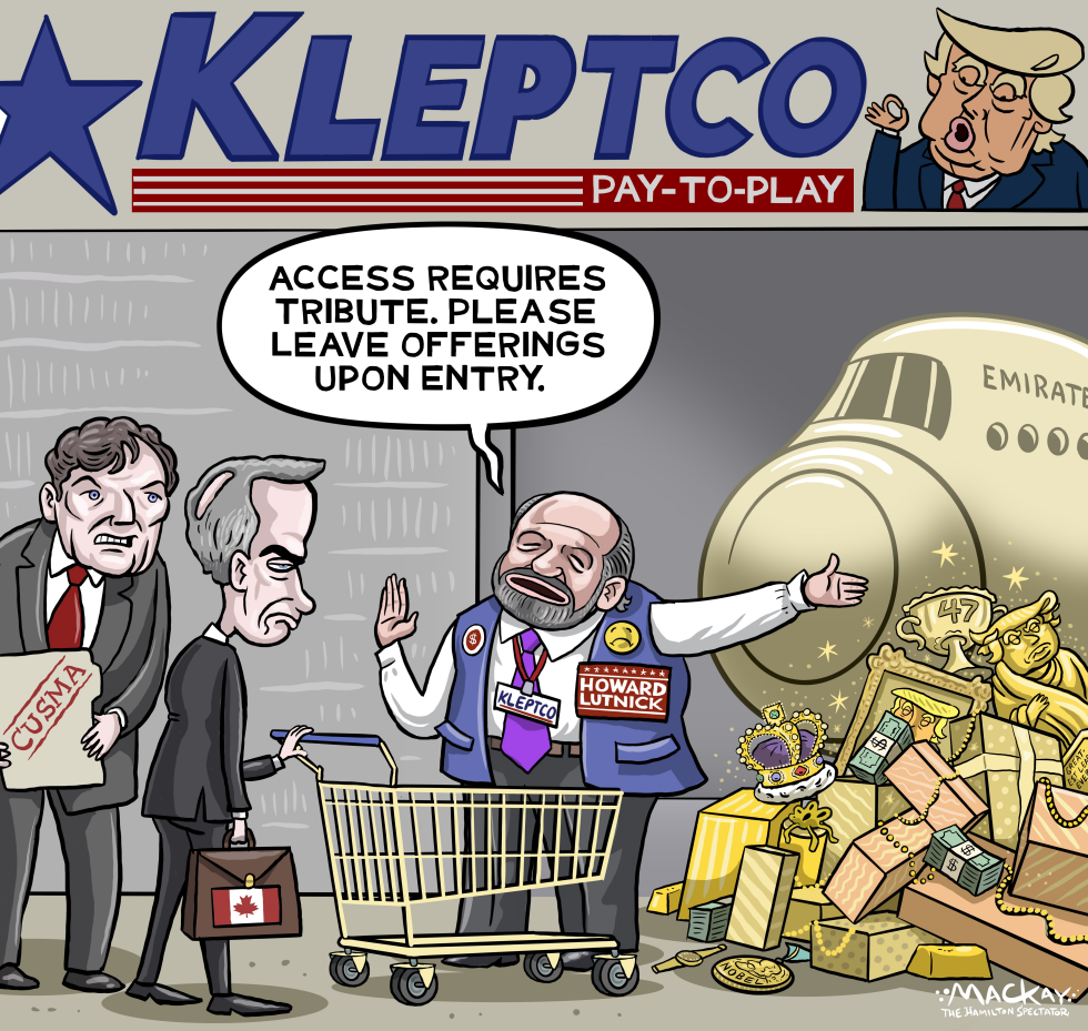 Howard Lutnick is Pay-to-Play trade greeter