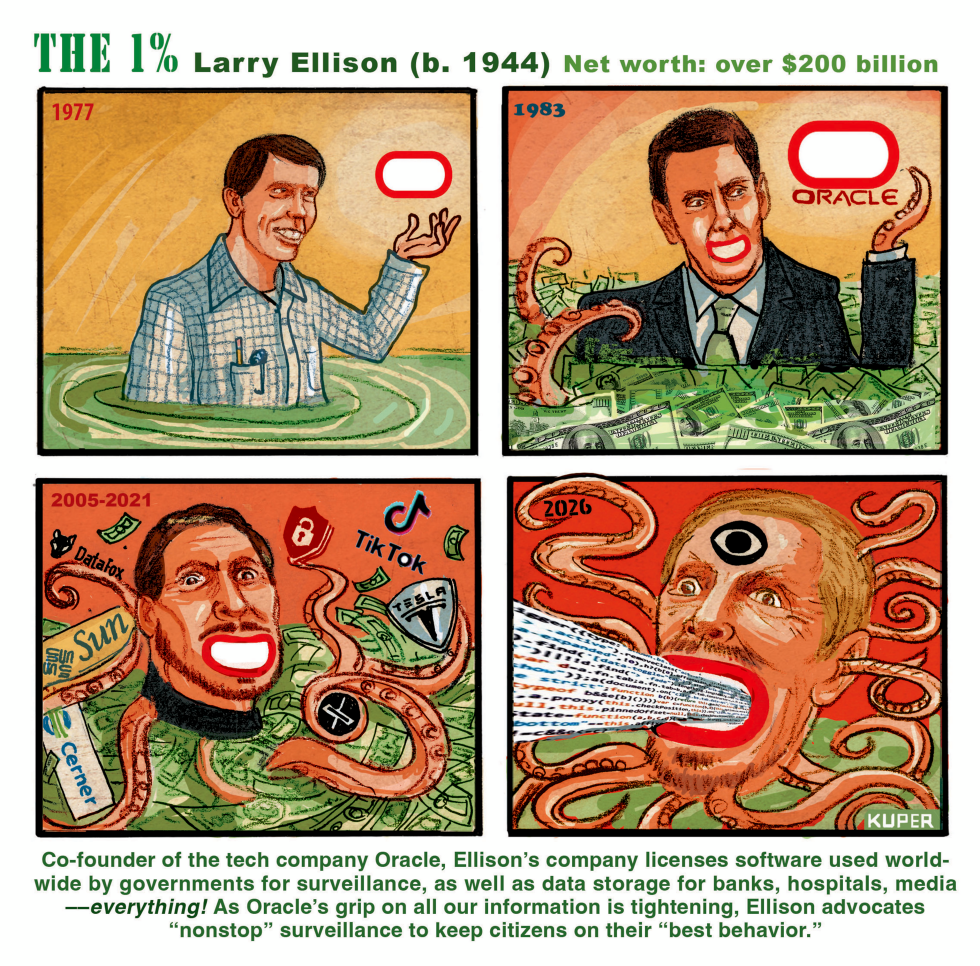 Larry Ellison And Oracle's Surveillance State