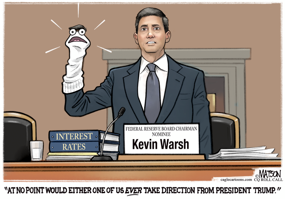 Fed Chairman Sock Puppet Confirmation Hearing
