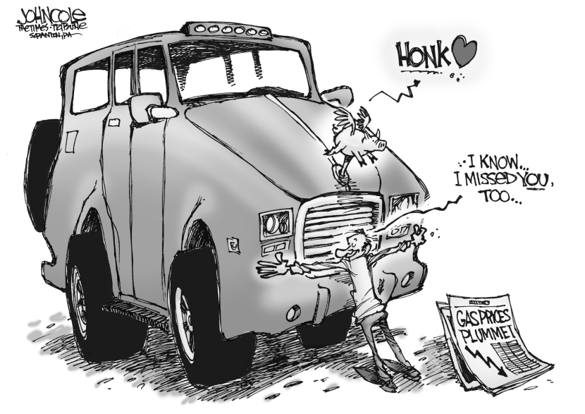 Gas prices fall