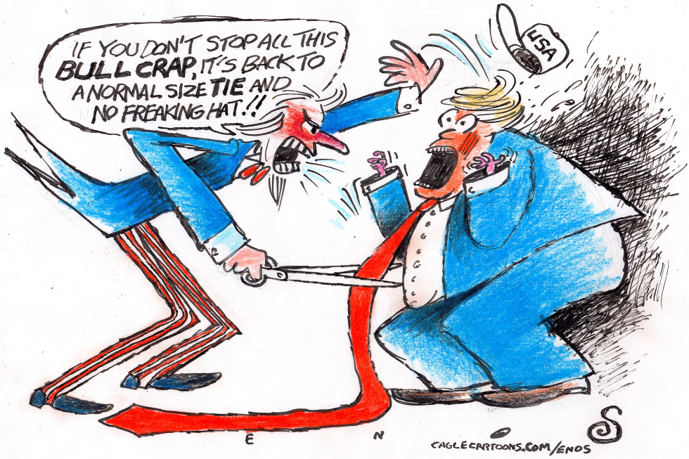 Uncle Sam Slashes Trump's Ego in Sharp Political Jab