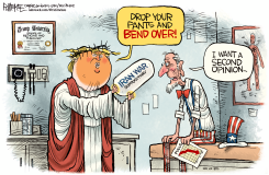 DR TRUMP SECOND OPINION by Rick McKee