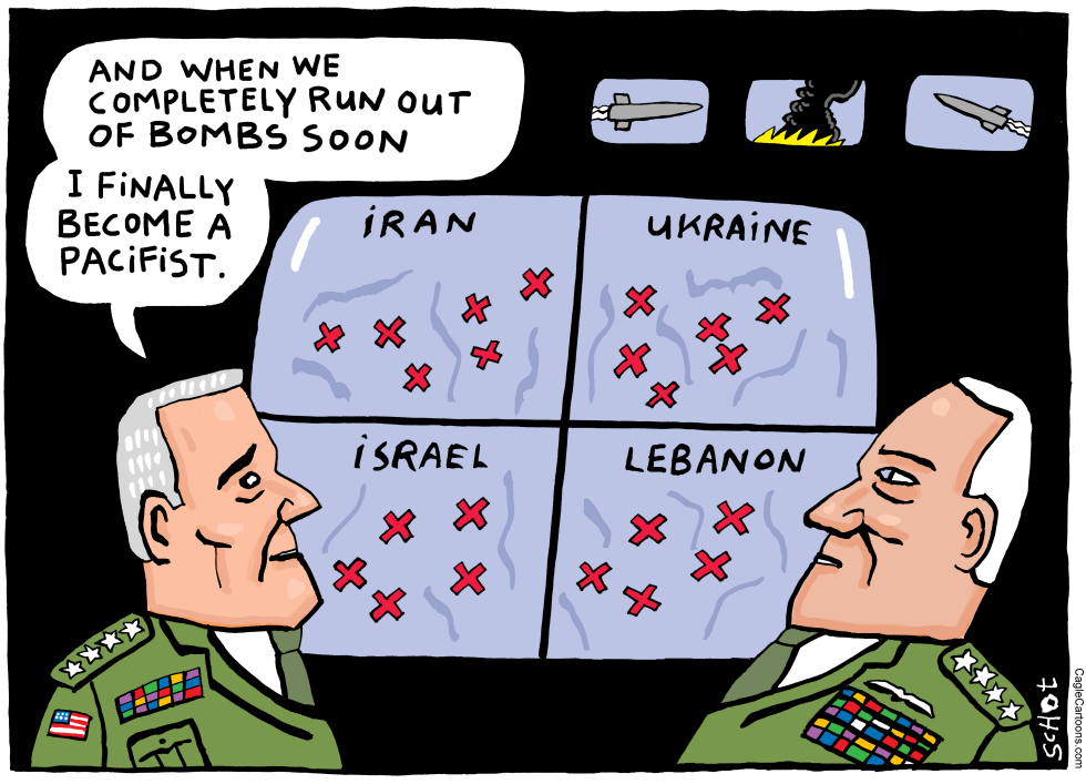 military shortage of bombs because of Iran war