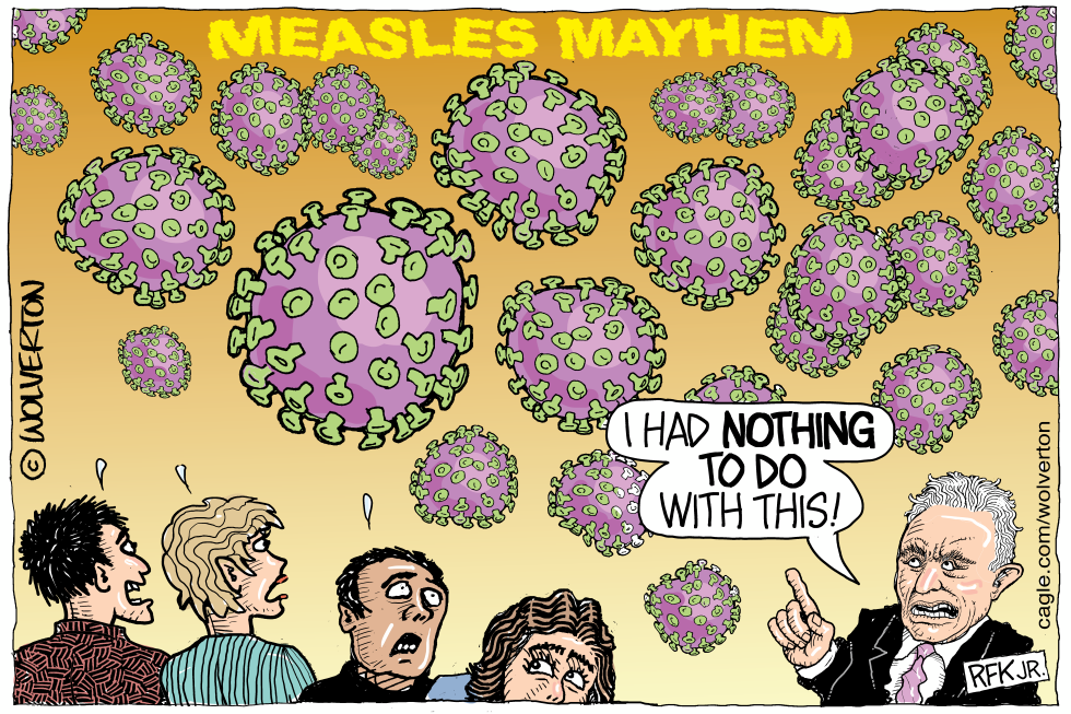 RFK Jr Denies Responsibility fo Measles Mayhem