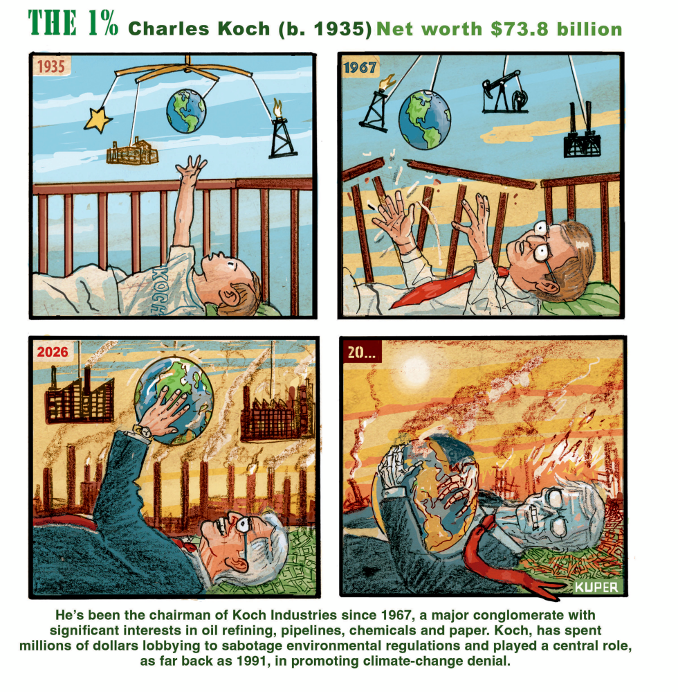 Bio Of Koch Industries CEO vs Planet Earth